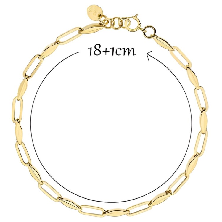 Bransoletka Złota z Ogniwami i Elipsami – Złoto 585.jpg