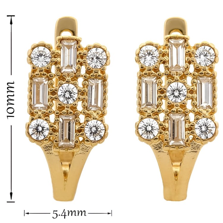 Delikatne złote kolczyki ażurowe z cyrkoniami.jpg