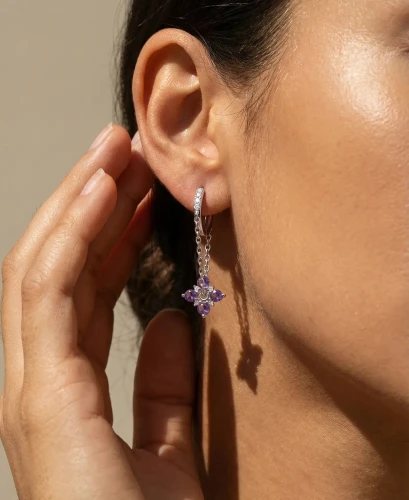 Kolczyki Serca Srebrne 925 Wiszące z Cyrkoniami Na prezent.webp