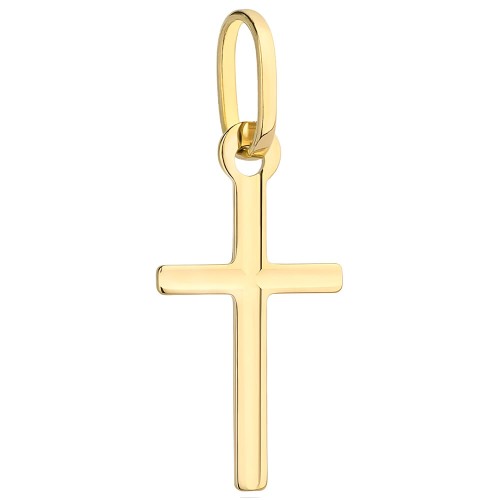 Krzyżyk Złoty Delikatny Żłobiony Mały – Złoto Próby 375.jpg