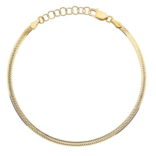 Złota Bransoletka Jednostronnie Diamentowana 2,5 mm – Z Przedłużką, Złoto Próby 585.jpg