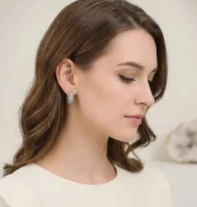 Srebrne Kolczyki Srebro 925 Koła Szerokie Oksydowane Wzór Pleciony.webp