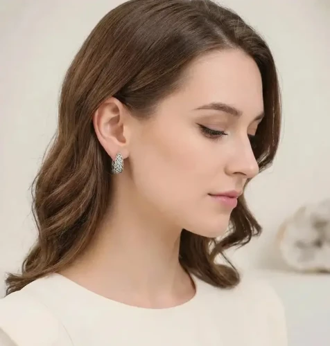 Srebrne Kolczyki Srebro 925 Koła Szerokie Oksydowane Wzór Pleciony.webp