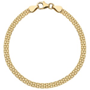 Bransoletka złota bismarck - 5 mm
