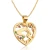 Srebrny Naszyjnik 925 Pozłacany Serce Mama Cyrkonie Łańcuszek Ankier.webp