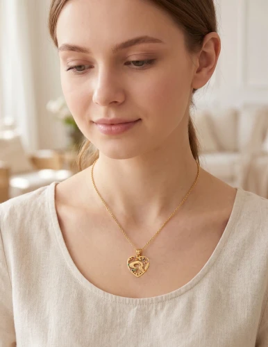 Srebrny Naszyjnik 925 Pozłacany Serce Mama Cyrkonie Łańcuszek Ankier.webp