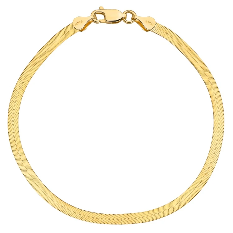 Bransoletka złota taśma - 3,5 mm