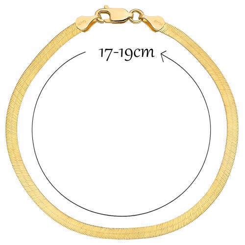Bransoletka Złota Taśma 3,5 mm ze Złota próby 585 .jpg