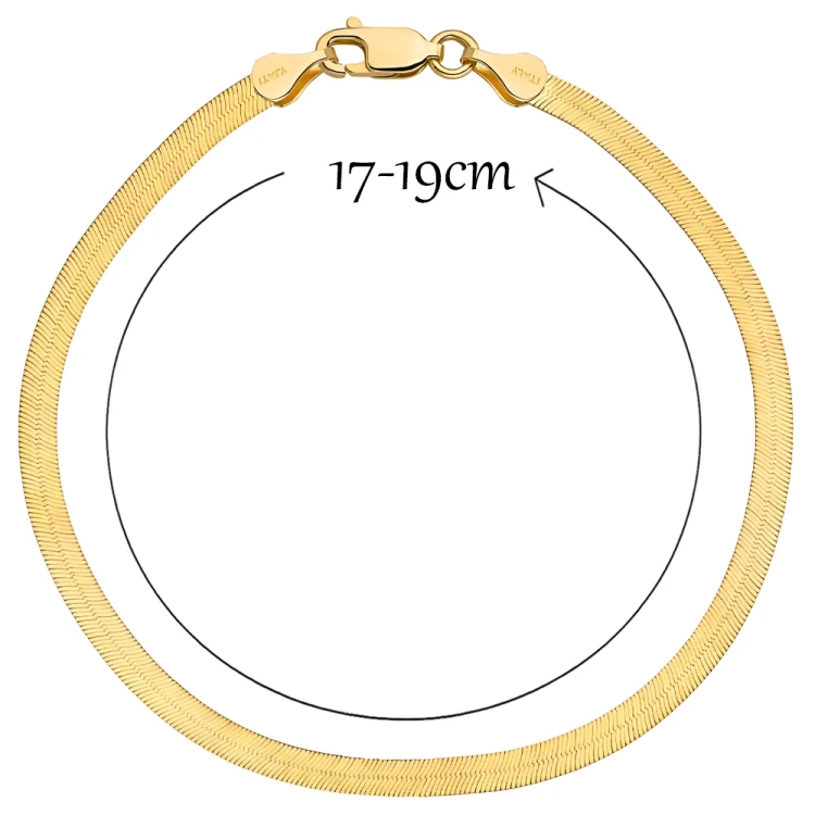 Bransoletka Złota Taśma 3,5 mm ze Złota próby 585 .jpg