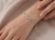 Minimalistyczna bransoletka Infinity ze srebra próby 925