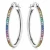 Kolorowe Cyrkonie Rainbow w Srebrze 925