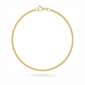 Bransoletka złota splot Lisi Ogon - 2 mm