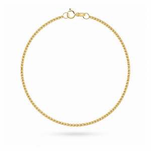 Bransoletka złota splot Lisi Ogon - 1,2 mm