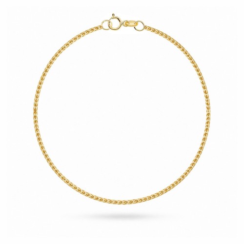 Bransoletka złota splot Lisi Ogon - 1,2 mm