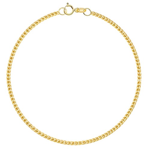 Bransoletka Złota 585 Lisi Ogon 2 mm – Bransoletka z Żółtego Złota .jpg