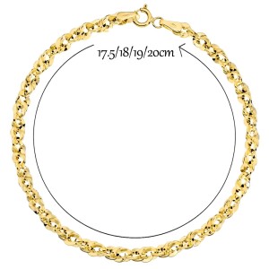 Bransoletka Złota 585 Szeroki Splot Irydia – Diamentowana Damska Biżuteria 14K.jpg