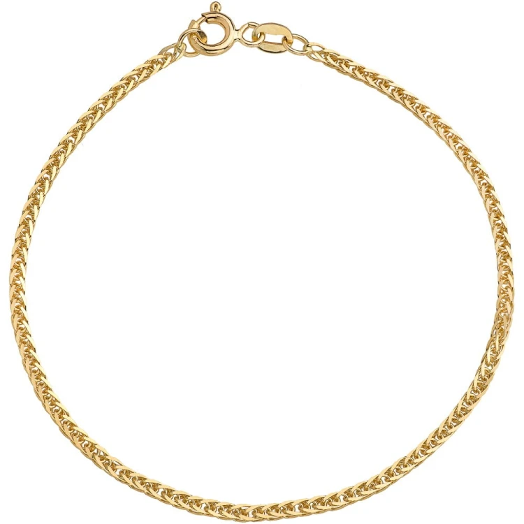 Bransoletka złota splot Lisi Ogon - 022