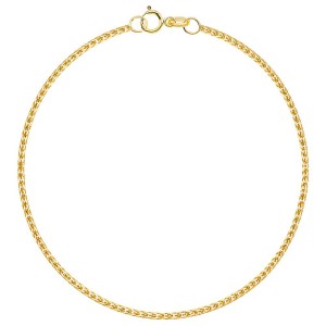 Bransoletka złota splot Lisi Ogon - 18 cm - Złoto 585.jpg