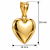 Złota zawieszka w kształcie serca z zaznaczonymi wymiarami: wysokość 18 mm i szerokość 10 mm.png