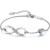 Srebrna Bransoletka Infinity Serce Prezent na Rocznice Urodziny - Light Sapphir - Srebro 925.jpg