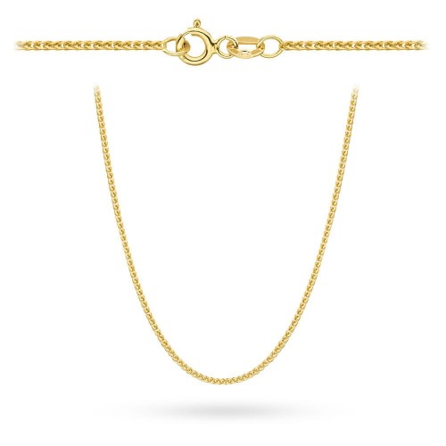 Łańcuszek złoty pr. 585 - splot lisi ogon 50 cm