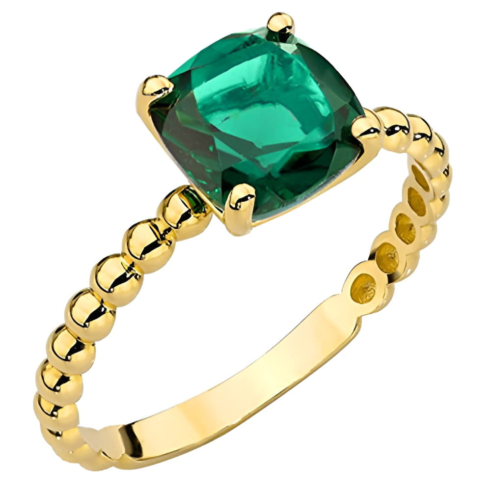 Zloty-pr.585-Pierscionek-z-Kolekcji-COLORFUL-STONE---Zielony-Kwarc-Kwadrat.webp